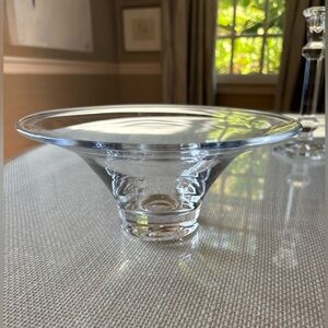 Simon Pearce "Hanover" Hand Blown Glass Flared Bowl Signed